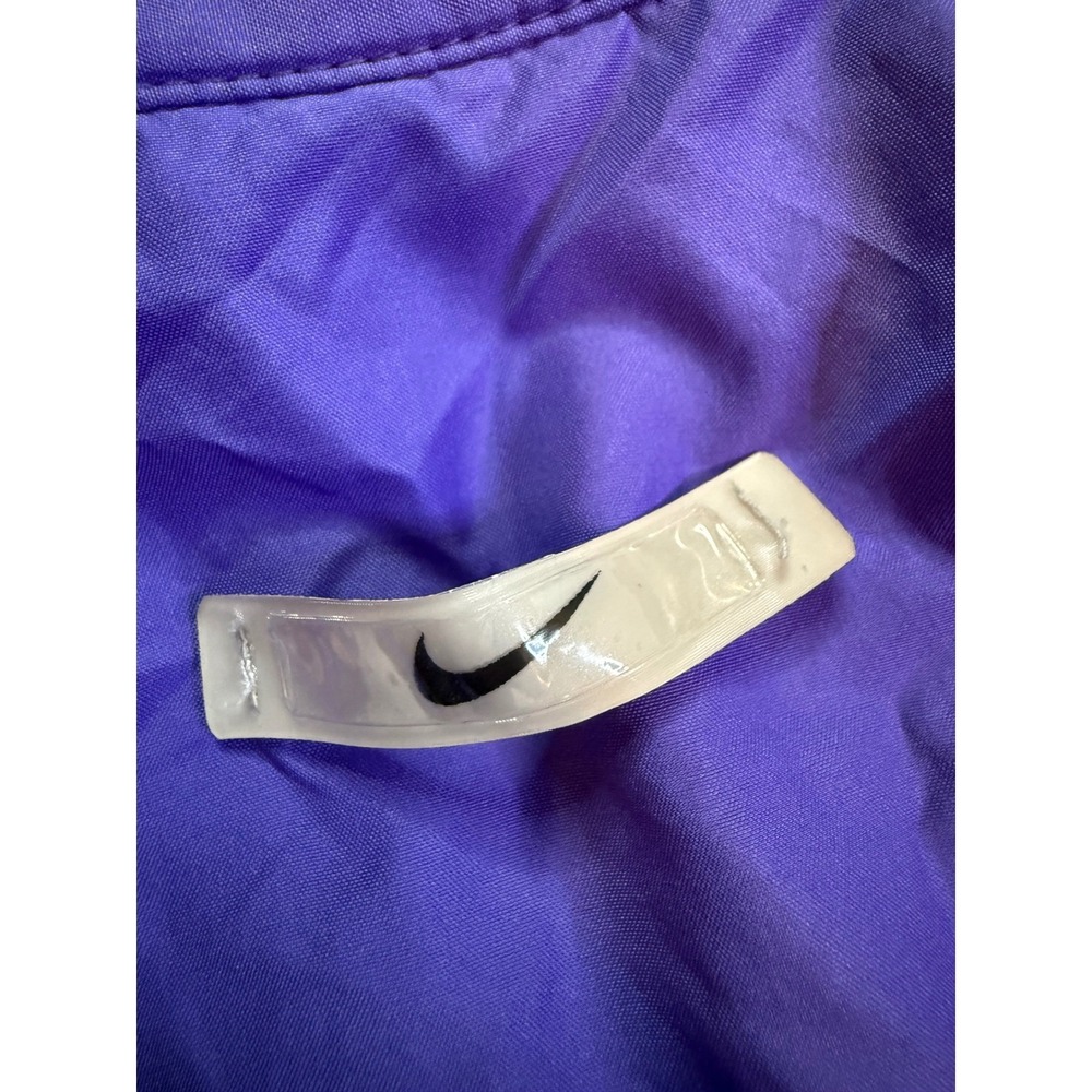 Nike Womens Windbreaker Jacket Purple Light Blue Black Sportswear Zip Up - Picture 8 of 11